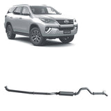Redback Extreme Duty Exhaust for Toyota Fortuner 2.8L (01/2015 to 2025)