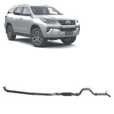 Redback Extreme Duty Exhaust for Toyota Fortuner 2.8L (01/2015 to 2025)