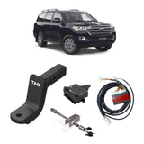 TAG Tow Ball Mount Kit and Direct Fit Wiring Harness for Toyota Landcruiser 200 Series (08/2007 - 12/2021) - Brixton 4x4 - Buy Online Now!