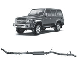 Redback Extreme Duty Exhaust for Toyota Landcruiser 76 Series Wagon (03/2007 - 10/2016)