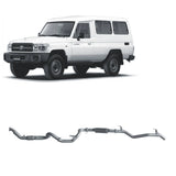 Redback Extreme Duty Exhaust for Toyota Landcruiser 78 Series 4.2L TD (01/2001 - 01/2007) - Brixton 4x4 - Buy Online Now!