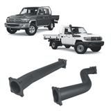 Redback Extreme Duty Exhaust for Toyota Landcruiser 79 Series with Auxiliary Fuel Tank (11/2016 onwards)