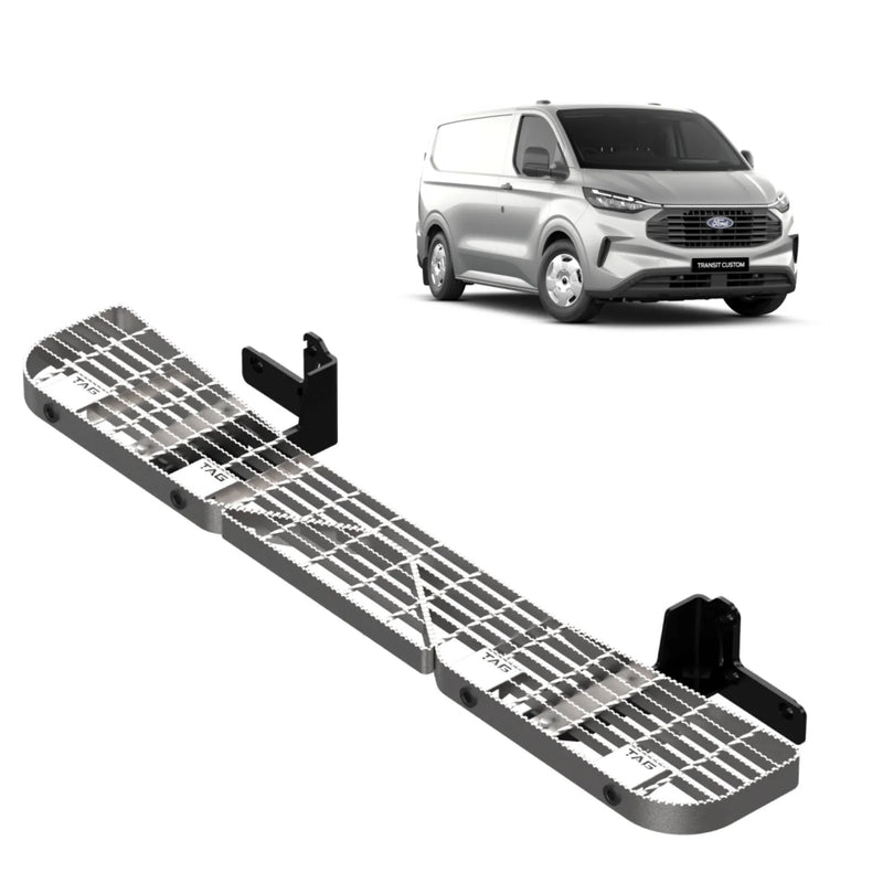 TAG Galvanised Rear Step for Ford Transit Custom (07/2023 - on) - Brixton 4x4 - Buy Online Now!