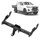 TAG 4x4 Recovery Towbar, Wiring & 7 Pin Socket for Toyota Hilux (10/2015 - on)