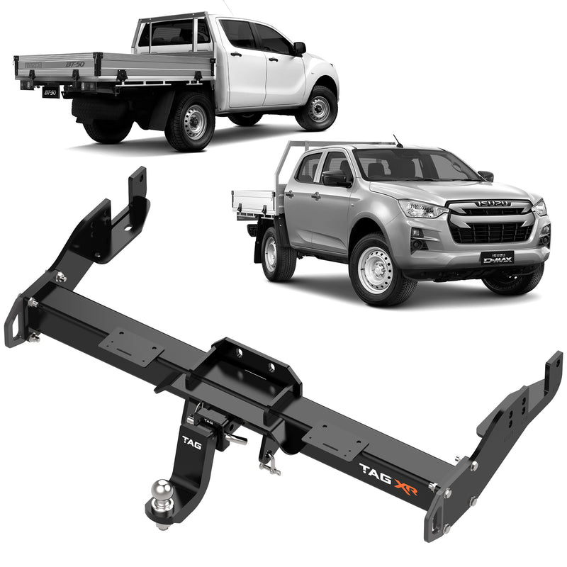 TAG 4x4 Recovery Towbar, Wiring & 7 Pin Socket for Isuzu D-MAX (07/2020 - on), Mazda BT-50 (07/2020 - on)