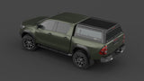 Toyota HiLux N80 aluminium ute canopy – with sliding dog windows