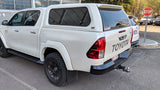 UV-resistant EGR canopy finish preventing color fading on Hilux