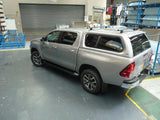 Custom-fit EGR canopy with smooth finish for Toyota Hilux