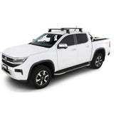 Rhino Rack Vortext 2500 Black 2 Bar Roof Rack - VW Amarok & Ford Rangers