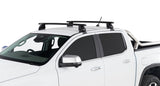 Rhino Rack Vortext 2500 Black 2 Bar Roof Rack - VW Amarok & Ford Rangers