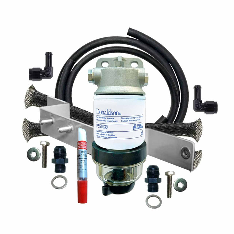 WF Donaldson Pre-Filter Bracket Kit - LandCruiser 70 Series 4.5L V8 TD (2007+)