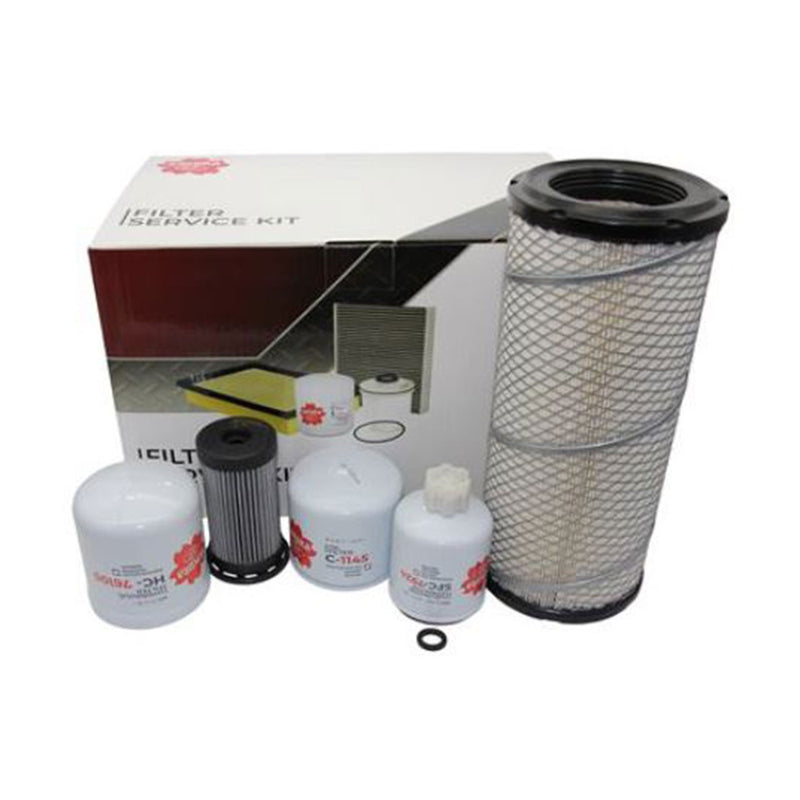WF K-88540 500 Hour Service Filter Kit for Bobcat T590 Loader 2.6L V2607