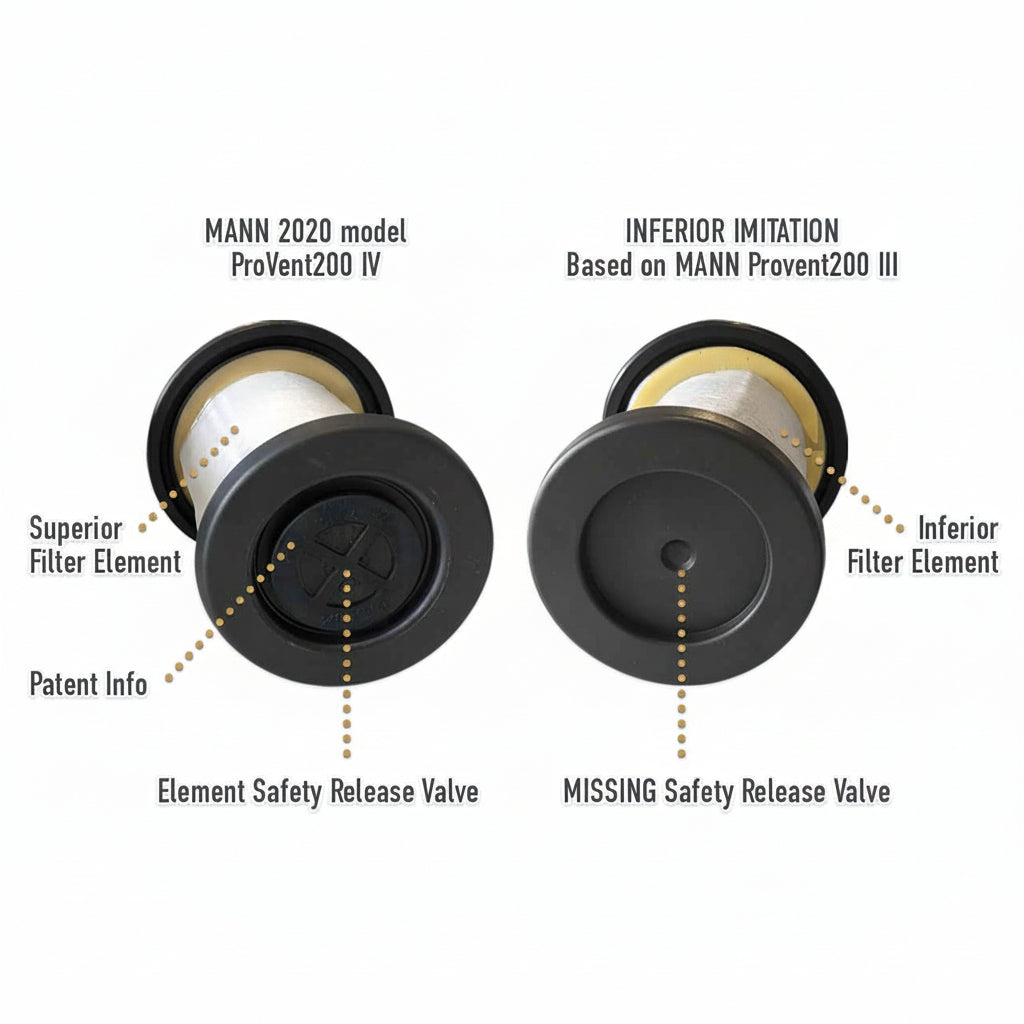 WF MANN ProVent 200 Catch Can Kit - Isuzu D-Max/MU-X & Mazda BT50 3.0L 3