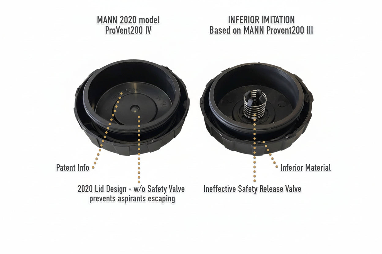 WF MANN ProVent 200 Catch Can Kit - Isuzu D-Max/MU-X & Mazda BT50 3.0L 4