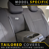 Volkswagen All-New Amarok NF Neoprene Rear Row Seat Covers