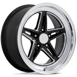 American Racing Groove VN514 alloy wheel in Gloss Black with Diamond Cut lip - front view