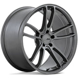 American Racing Mach Five AR941 alloy wheel in Graphite finish - front angle view
