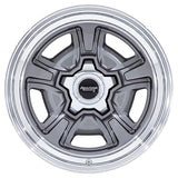 American Racing Marauder VN517 anthracite alloy wheel with diamond cut lip spoke detail
