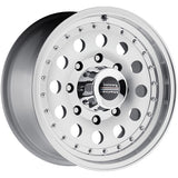 American Racing Outlaw II AR62 alloy wheel in Machined finish - front view