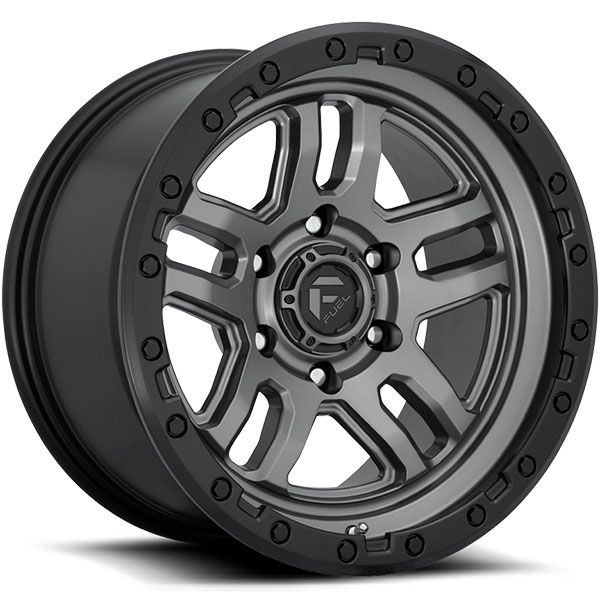 Fuel Ammo Wheels in Anthracite with Black Lip