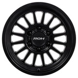 ROH Apollo Matte Black Wheel – Premium Off-Road Wheels for 4x4 Vehicles