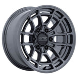 KMC Archer KM732 17x8.5 wheel in Gloss Anthracite - front face view