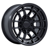KMC Archer KM732 17x8.5 wheel in Matte Black - front face view