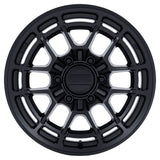 KMC Archer KM732 Matte Black - rear barrel view