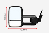 Clearview Classic Towing Mirror for Mitsubishi Pajero Sports GLS & GLX 2015 to 2024