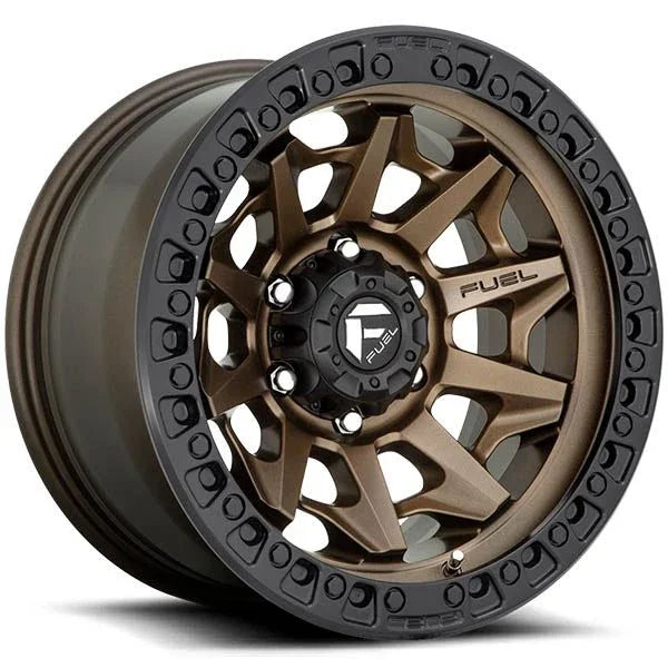 Fuel Offroad Covert Wheels D716 Bronze with Black Lip - Brixton 4x4 - Buy Online Now!