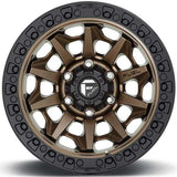 Fuel Offroad Covert Wheels D716 Bronze with Black Lip - Brixton 4x4 - Buy Online Now!