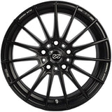 ENKEI FC01 Matte Black alloy wheel, side profile view