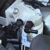 Fuel fittings supplied with Hilux N90 Donaldson pre-filter kit