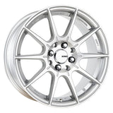 King Wheel Flash in Machined Silver Finish