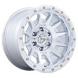 Fuel Off-Road Fortress FC884 Wheels - Gloss Silver with Machined Face