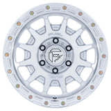Fuel Off-Road Fortress FC884 Wheels - Gloss Silver with Machined Face
