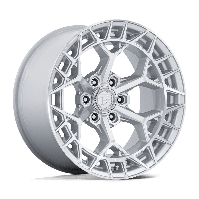 Fuel Charger Wheels FC873 in Gloss Silver with Machined Face