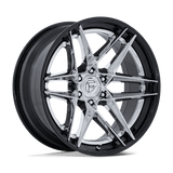 Fuel Off-Road Flight Wheel in Chrome with  Gloss Black Lip