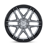 Fuel Off-Road Flight Wheel in Chrome with  Gloss Black Lip