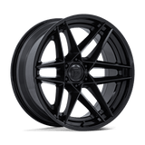 Fuel Off-Road Flight Wheel in Matte Black with Gloss Black Lip