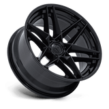 Fuel Off-Road Flight Wheel in Matte Black with Gloss Black Lip