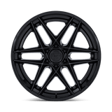 Fuel Off-Road Flight Wheel in Matte Black with Gloss Black Lip