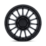 Fuel Off-Road Ascend Wheels in Matte Black W/ Gloss Black Lip