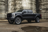 Fuel Off-Road Catalyst FC402 Wheels –  Platinum with Chrome Lip