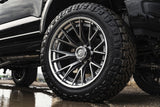 Fuel Off-Road Catalyst FC402 Wheels –  Platinum with Chrome Lip