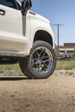Fuel Off-Road Flight FC408 Wheels – Gloss Gunmetal with Chrome Lip