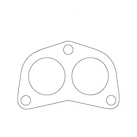 Redback Flange Gasket for Holden Rodeo (02/1988 - 06/1998), Gemini (01/1975 - 12/1979), Jackaroo (07/1988 - 03/1992)