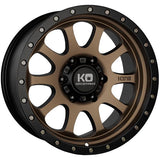 Kings Hurricane Wheel Dark Bronze Black Lip