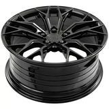 King Wheels Carbon in Gloss Black Finish