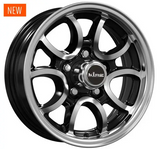 King Wheel Hydra 5 in Gloss Black Machined Finish